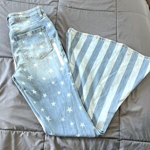 Shyanne stars and strips jeans woman’s size 30x34